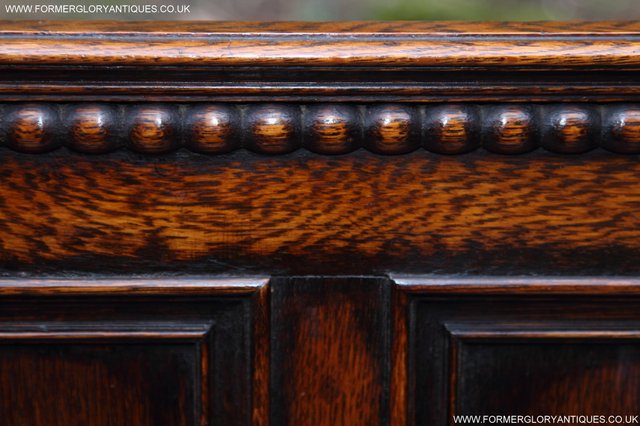 Image 13 of OAK SETTLE ARMCHAIR HALL MONKS BENCH PEW BLANKET CHEST TABLE