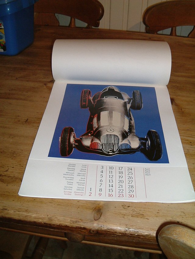 Image 2 of andy warhol....../mercedesrare calendar prints 12 in all