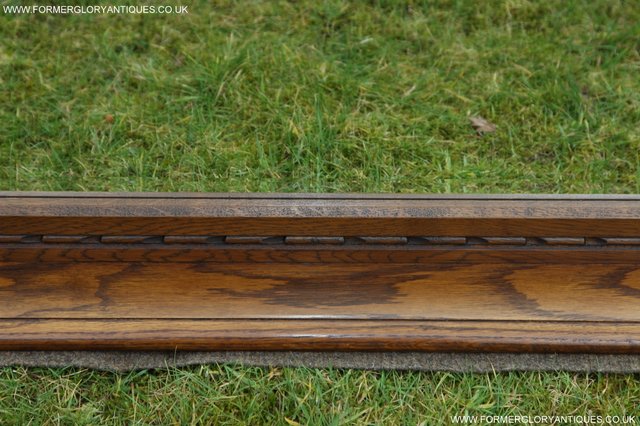 Image 10 of OLD CHARM OAK FIRE SURROUND SIDEBOARD HALL TABLE MIRROR