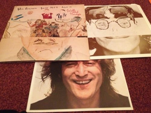 Preview of the first image of John Lennon Walls & Bridges LP Complete with Inserts.