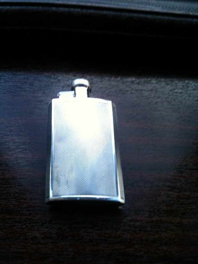 Image 2 of antique hip flask