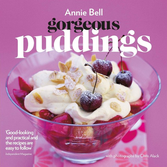 Preview of the first image of Brand New Annie Bell Gorgeous Puddings Cook Book - RRP £9.99.