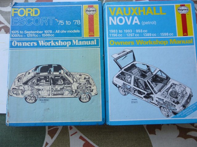 Preview of the first image of Haynes manuals.