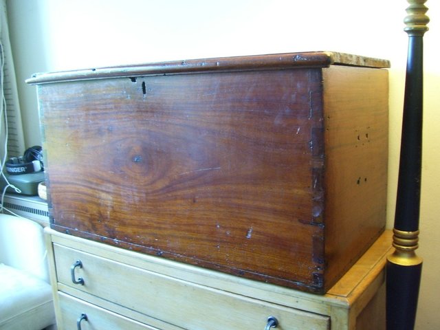 Preview of the first image of Solid Mahogany Tool chest.................