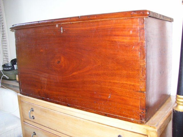 Image 2 of Solid Mahogany Tool chest................