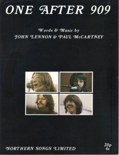 Preview of the first image of WANTED  Beatles Sheet Music '' One After 909 ''  "Taxman".
