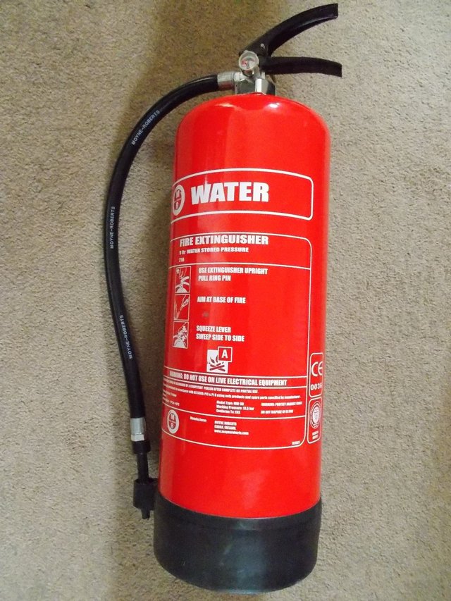Preview of the first image of 9 Litre Fire Extinguisher, Office, workshop, garage, shed.