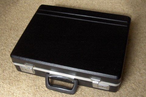 Image 2 of Custom ABS Brief Case - Black and Strong