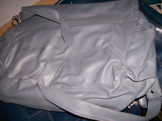 Preview of the first image of Large Grey Handbag / Briefcase Type Bag..