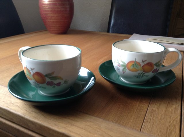 Preview of the first image of Cloverleaf breakfast cups and saucers.