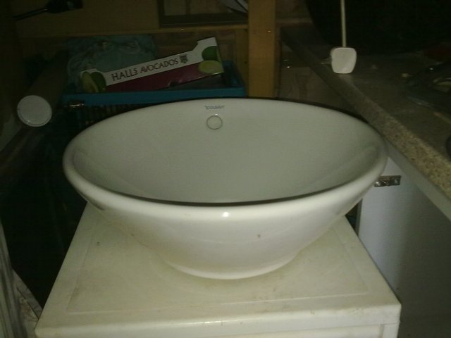 Preview of the first image of Round/circular basin white china.