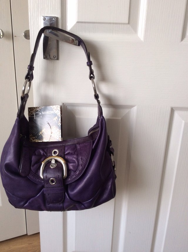 Preview of the first image of BMakowski Purple Handbag - Brand New.