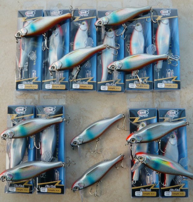 Preview of the first image of 10 x Quality Fishing Lures for Predatory Fish Pike etc..