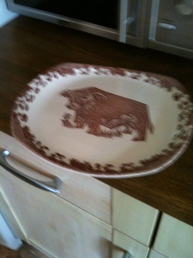 Preview of the first image of vintage,,,,beefeater.... plates.