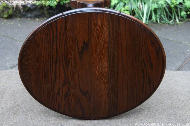 Image 17 of BEVAN FUNNELL OAK SIDE OCCASIONAL COFFEE LAMP PHONE TABLE