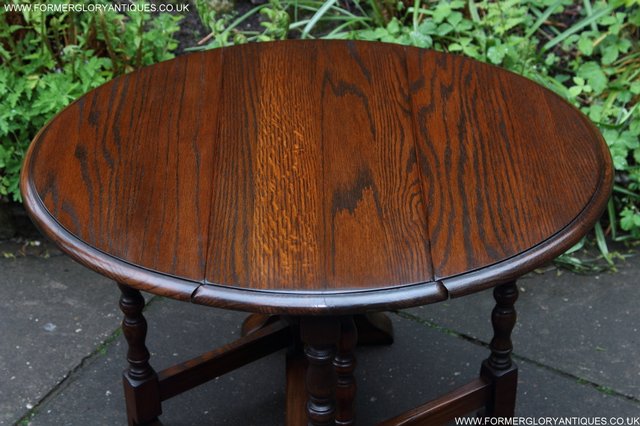 Image 22 of BEVAN FUNNELL OAK SIDE OCCASIONAL COFFEE LAMP PHONE TABLE