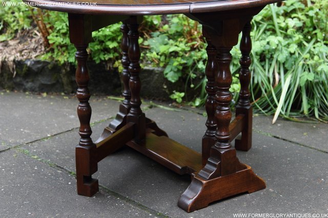 Image 24 of BEVAN FUNNELL OAK SIDE OCCASIONAL COFFEE LAMP PHONE TABLE