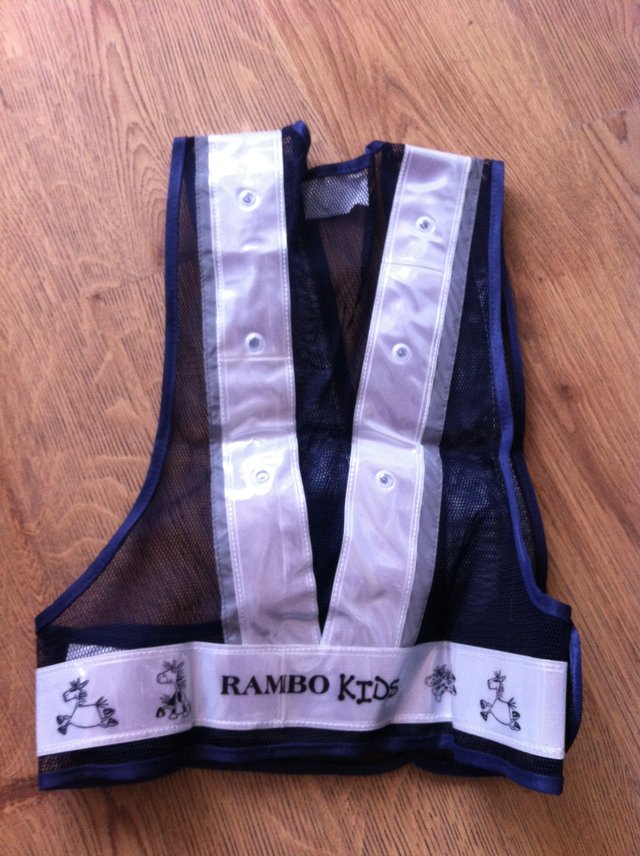 Preview of the first image of horseware flashing safety child gilet.