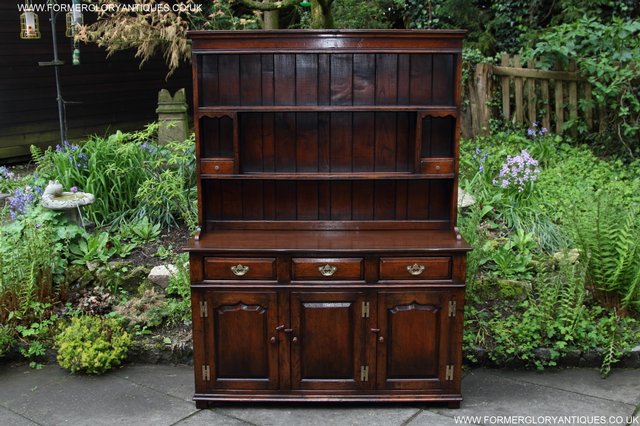 Preview of the first image of TITCHMARSH GOODWIN WELSH OAK DRESSER BASE SIDEBOARD CABINET..