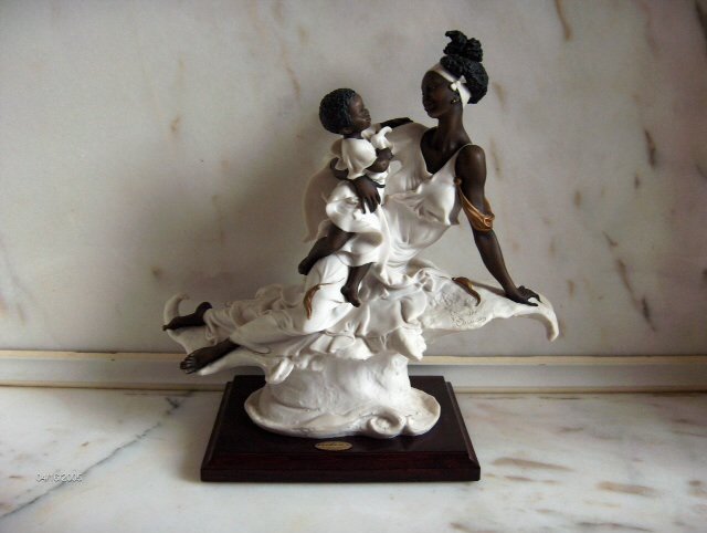 Preview of the first image of Italian Sculptured Porcelain Ornament.