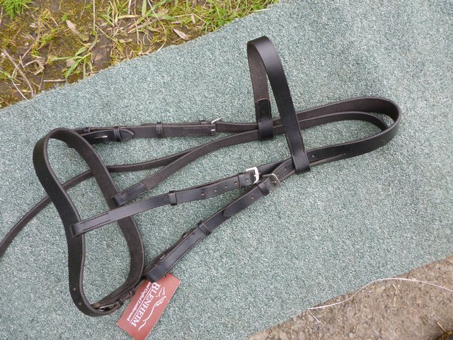 Preview of the first image of New Shires Black Hunter Bridle fullsize.