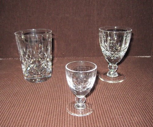 Preview of the first image of Royal Brierley "Winchester" Lead Crystal Glasses..