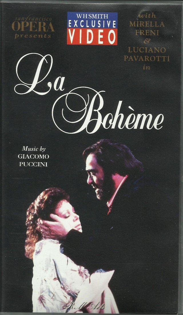 Image 5 of 2 PAVAROTTI  VHS VIDEOS: LA BOHE'ME & VERDI. VGC.