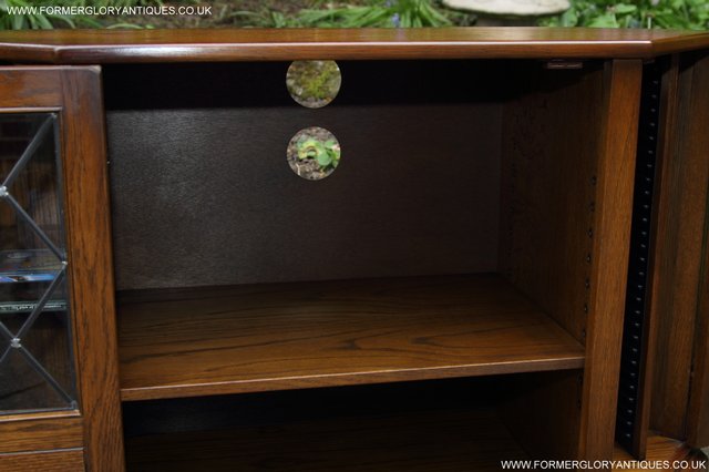 Image 26 of OLD CHARM STYLE OAK TV HI FI DVD CD STAND TABLE CABINET