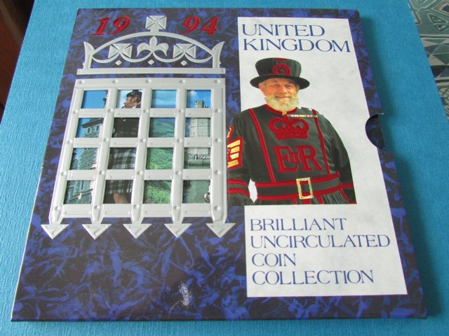 Image 3 of 1994 UNITED KINGDOM BRILLIANT UNCIRCULATED COIN COLLECTION.