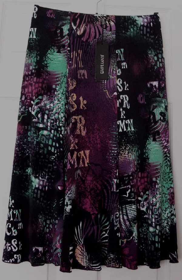 Preview of the first image of Bnwt ladies panel skirt by jenny loyd - sz 14  B23.