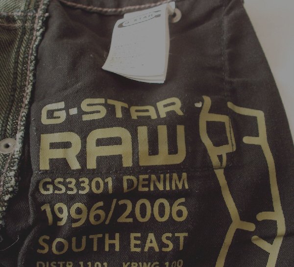 Image 7 of G Star Raw Originals Denim 96 South East GS3301 Sz 27/30  B7