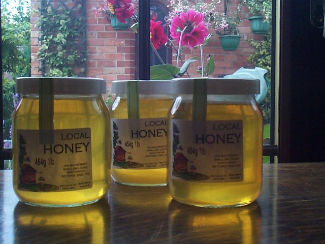 Preview of the first image of 1LB JARS OF NATURAL RAW HONEY..