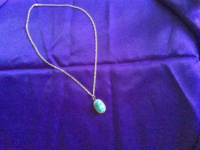 Preview of the first image of Scarab Pendant on Chain.