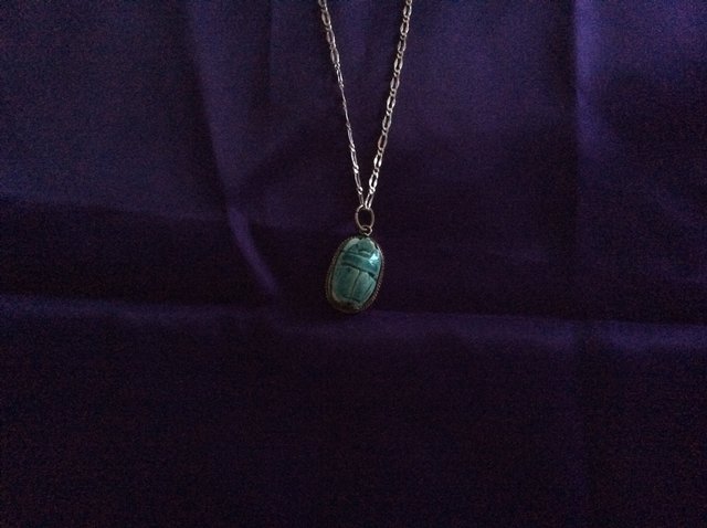 Image 2 of Scarab Pendant on Chain