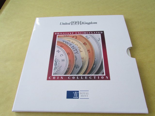 Image 3 of UNITED KINGDOM BRILLIANT UNCIRCULATED COIN COLLECTION 1991.