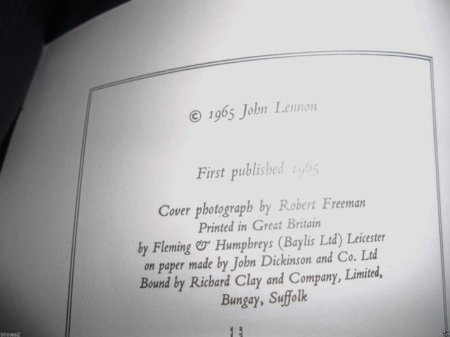 Image 3 of John Lennon A Spanaird in the Works 1st Edition H/B Book
