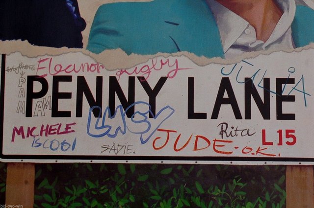 Image 2 of Beatles Fan Club Poster Penny Lane Via TV Times