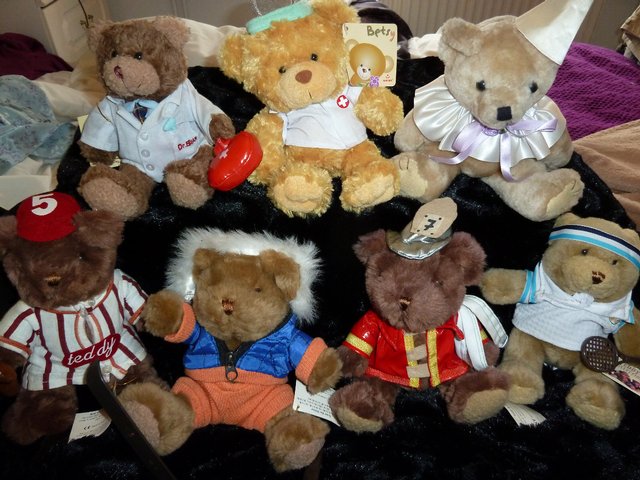 Preview of the first image of TEDDY BEAR COLLECTION dressed in uniforms.