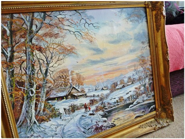 Image 2 of AN ORIGINAL JOHN CORCORAN OIL PAINTING IN GOOD CONDITION