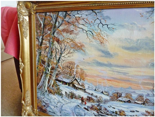 Image 3 of AN ORIGINAL JOHN CORCORAN OIL PAINTING IN GOOD CONDITION