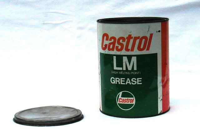 Preview of the first image of Castrol Grease Tin (Empty) Museum Quality.