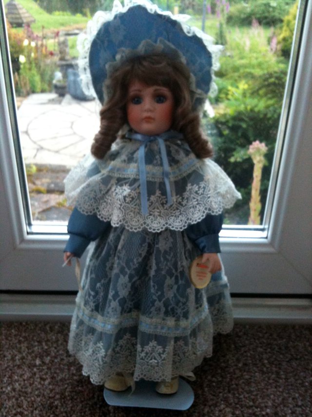 Image 2 of Porcelain Alberon doll "Aimy" approx 16" high