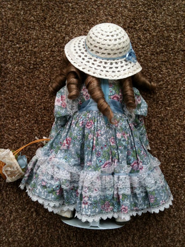 Image 2 of Porcelain Alberon doll approx 14" high