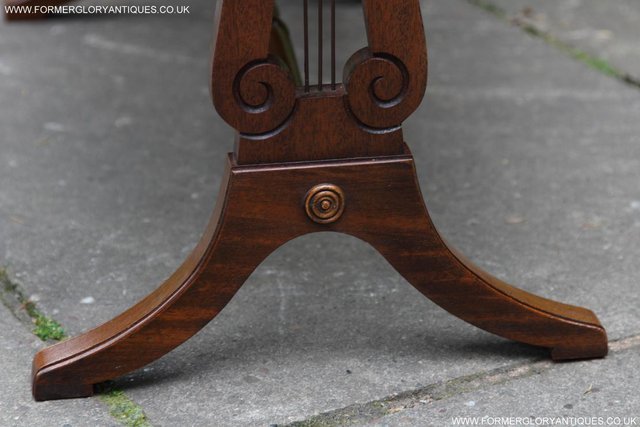 Image 16 of A BEVAN FUNNELL LEATHER OCCASIONAL COFFEE LAMP SOFA TABLE