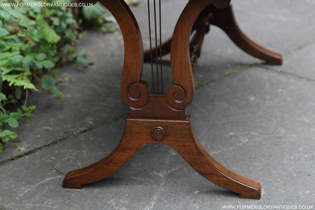 Image 28 of A BEVAN FUNNELL LEATHER OCCASIONAL COFFEE LAMP SOFA TABLE