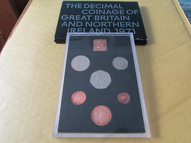 Image 2 of 1971 COINAGE OF GREAT BRITAIN AND NORTHERN IRELAND.