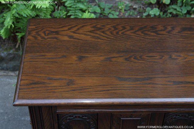 Image 27 of OLD CHARM LIGHT OAK BLANKET TOY BOX RUG CHEST COFFEE TABLE