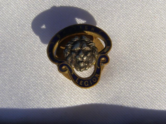 Preview of the first image of British Legion lapel Badge (Incl P&P).