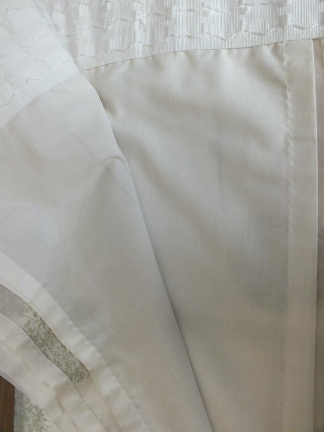 Preview of the first image of Lined Voile Curtains (New).