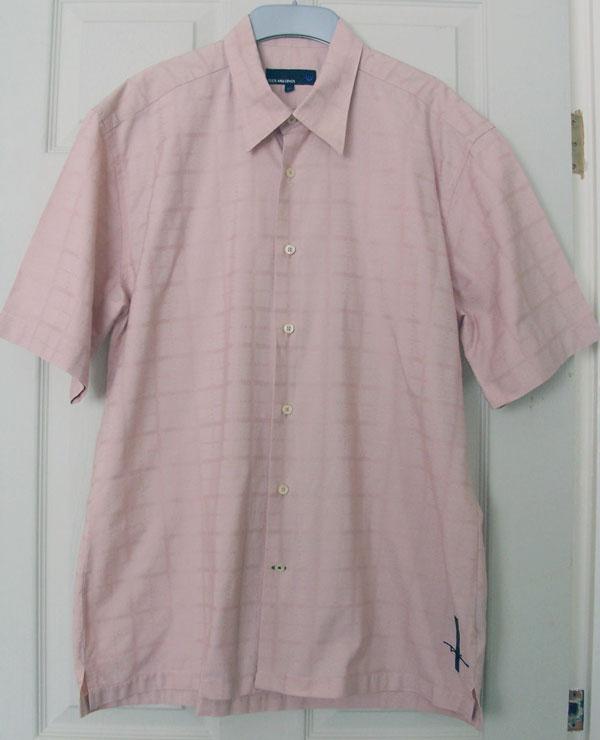 Preview of the first image of GORGEOUS MENS PINK SHIRT BY DUCK AND COVER - SZ XL B20.
